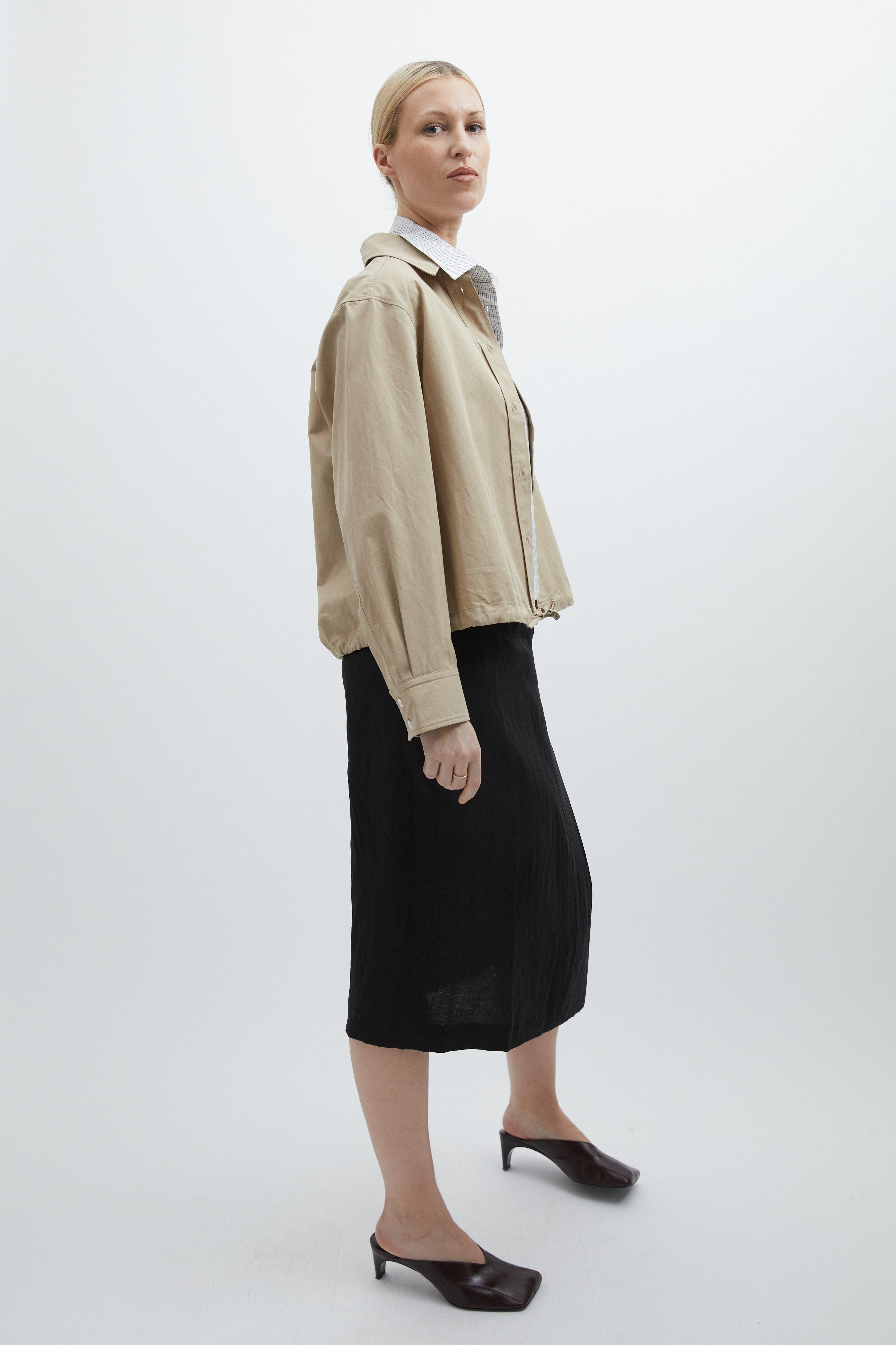 Uma shirt in Torino sand