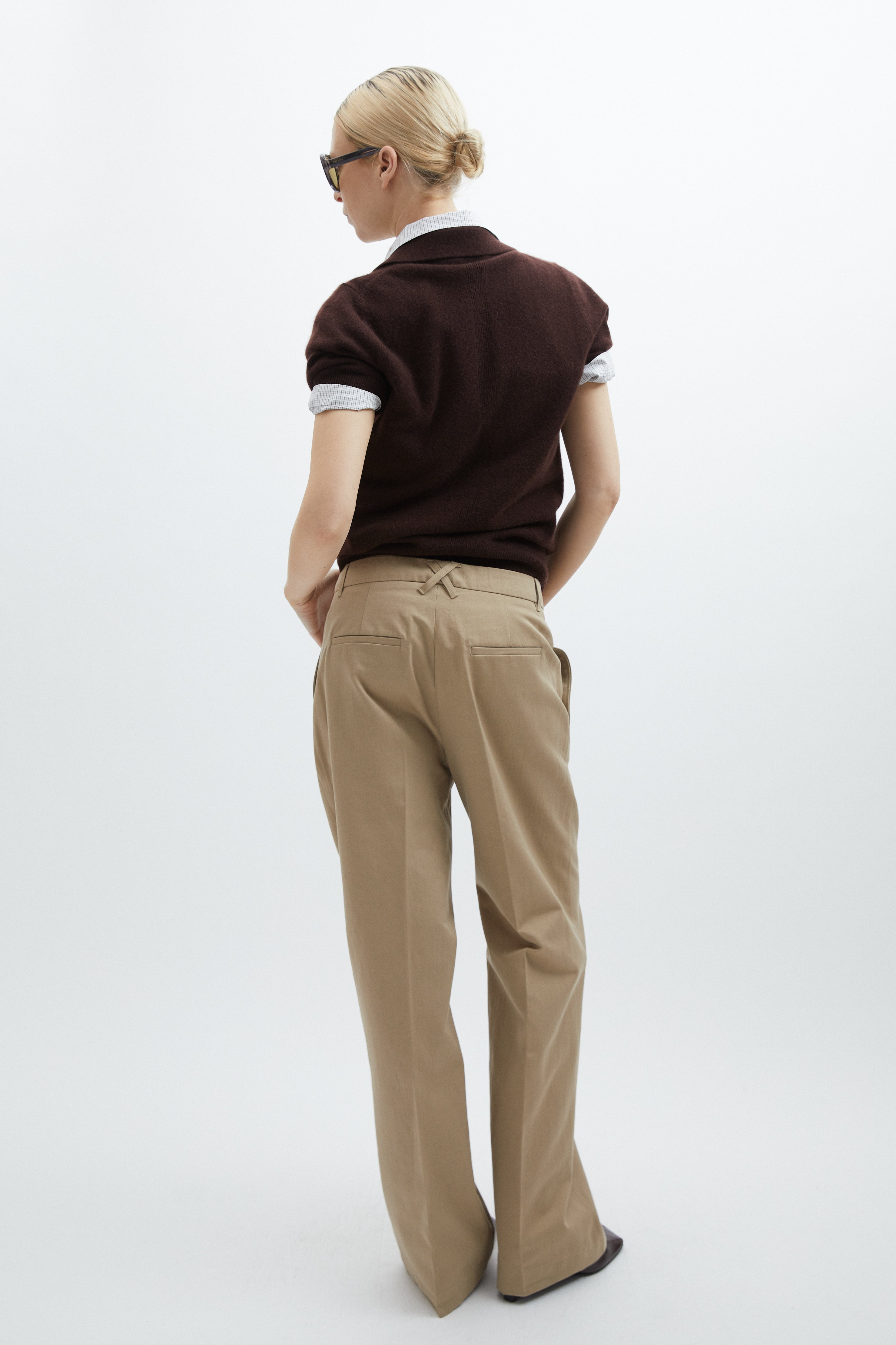 Sia pants in Camel twill