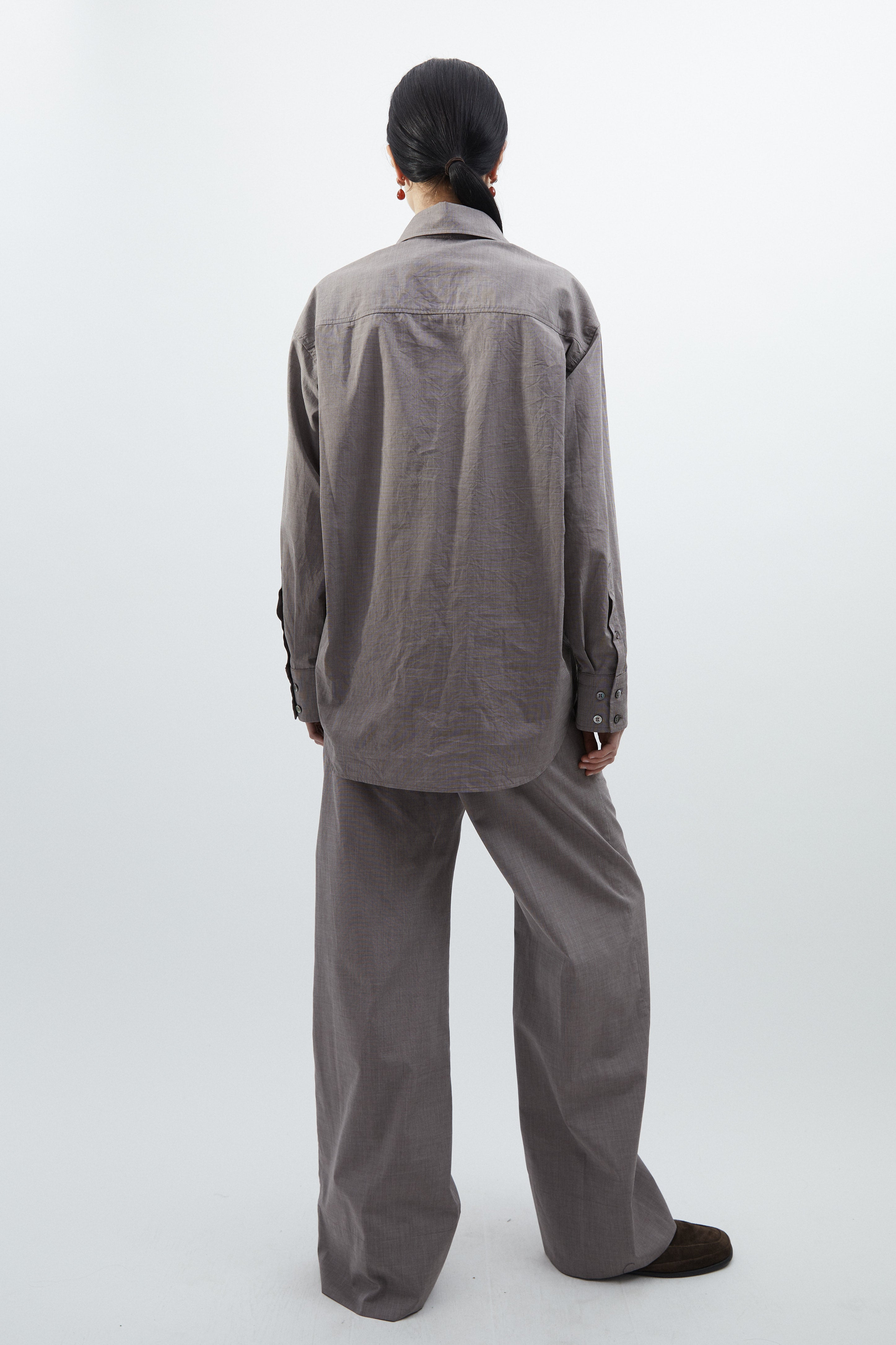 Naomi Shirt in Brown melange