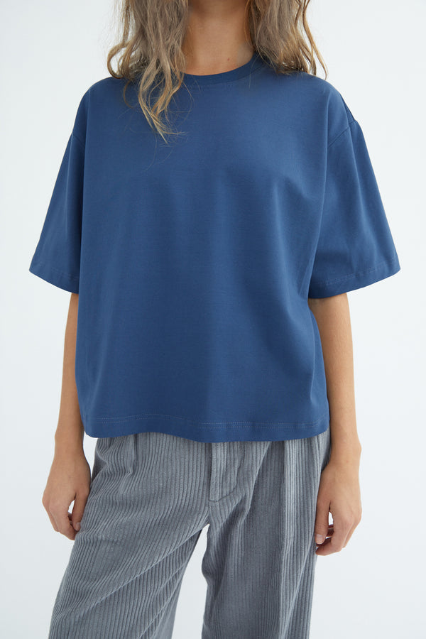 Tulle T-shirt - Cool Cotton - Blue