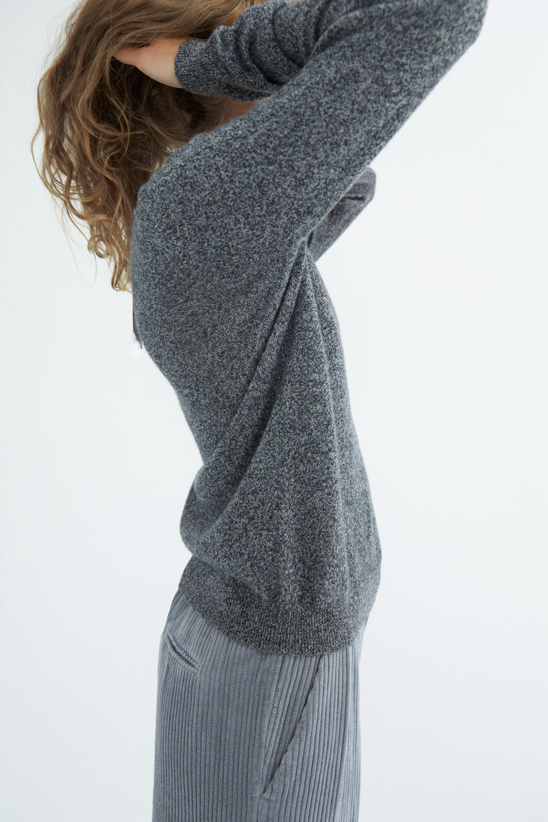 Gigi knit - 100% Cashmere - Pebble