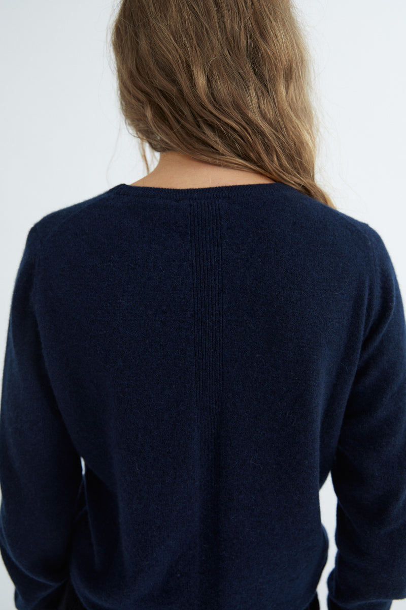 Gigi knit - 100% Cashmere - Navy