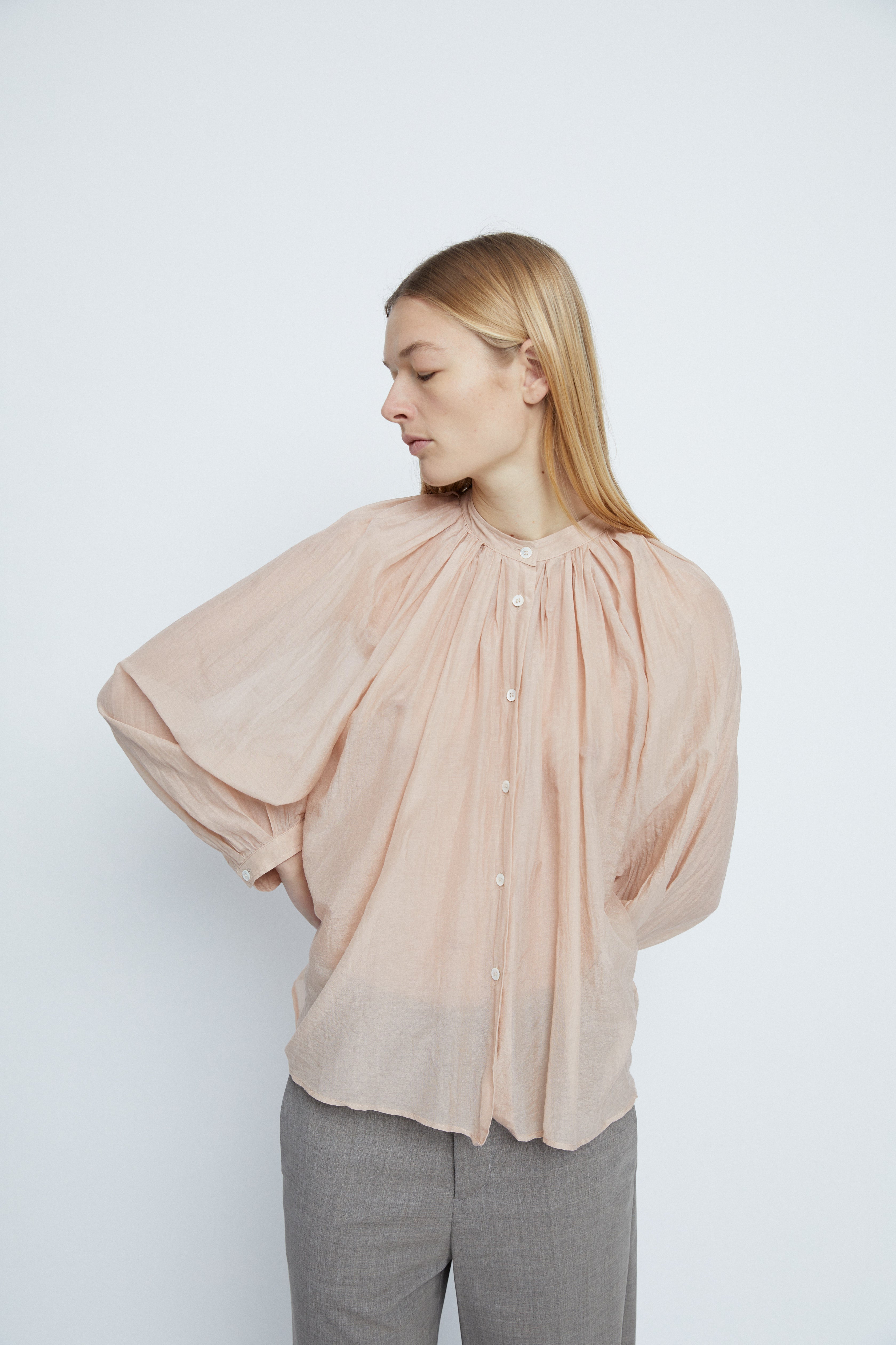 Melissa Shirt in Cotton Silk