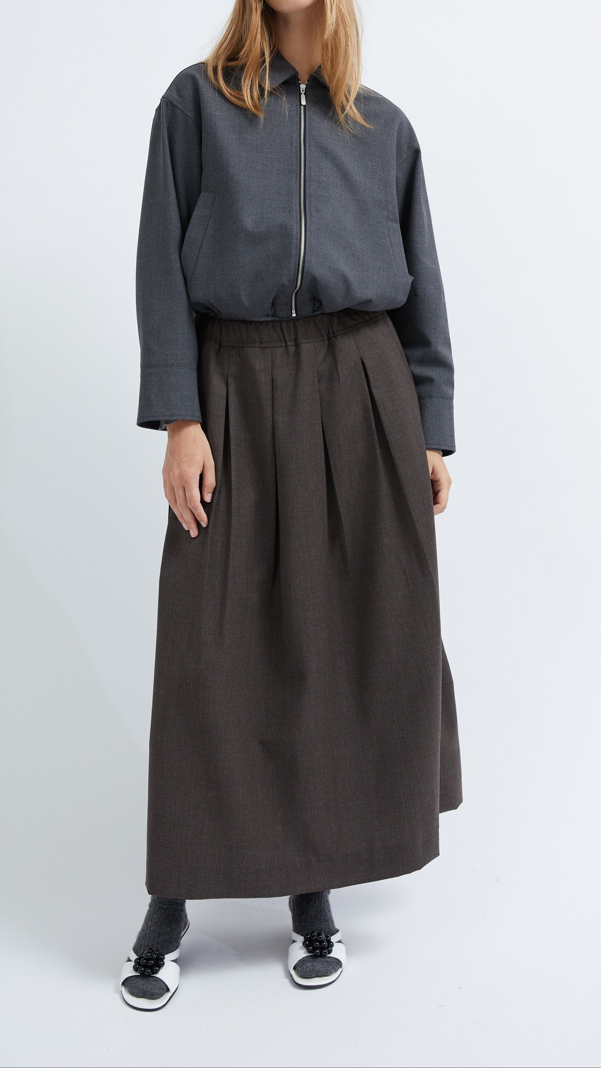 Hope jacket in Uniform grey