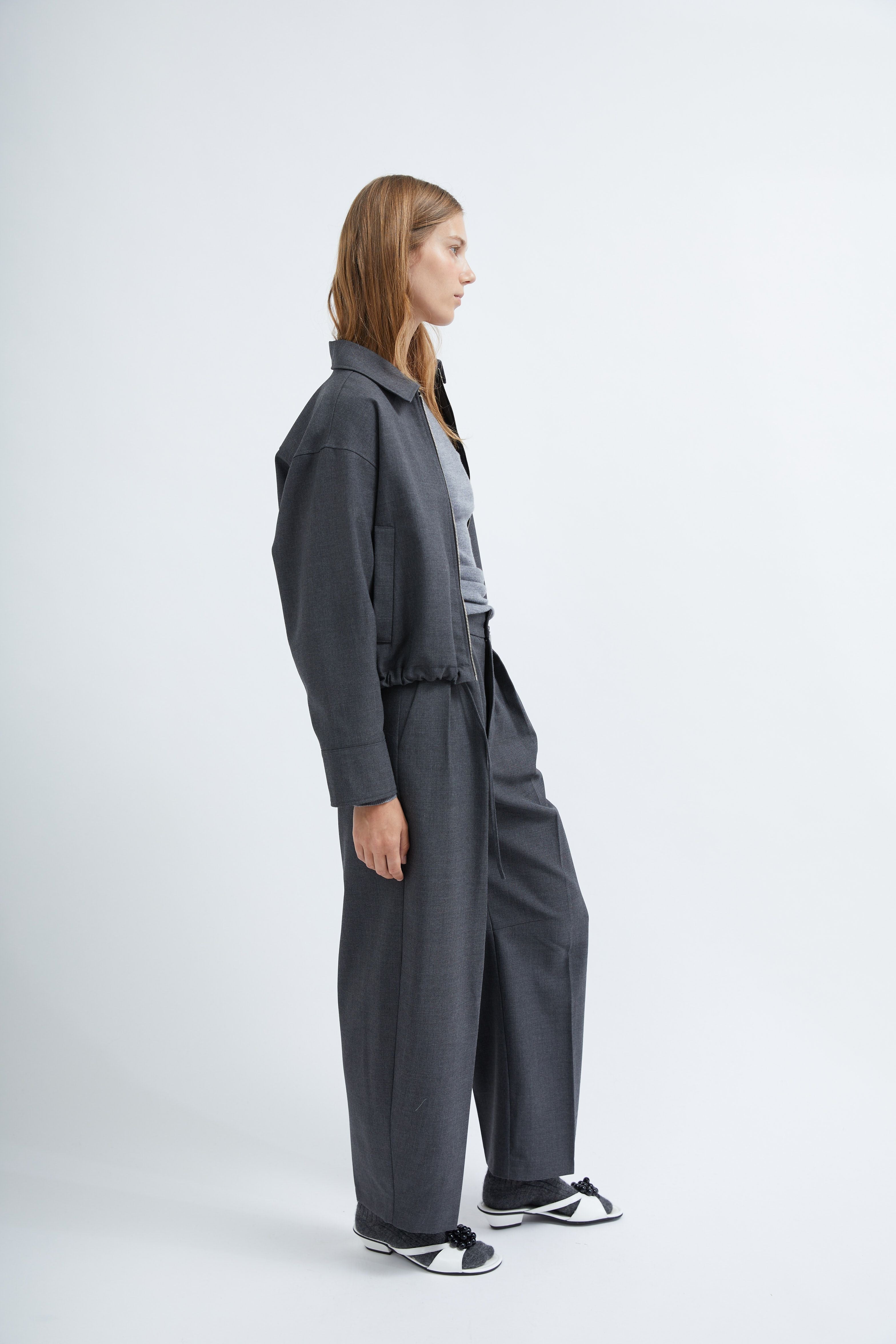 Hope jacket in Uniform grey