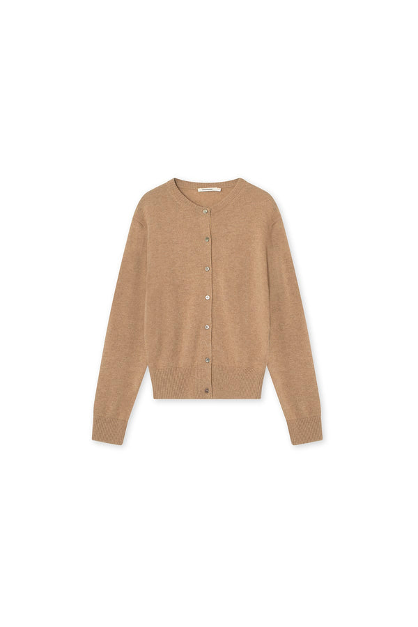 Coco Cardigan - 100% Cashmere - Camel