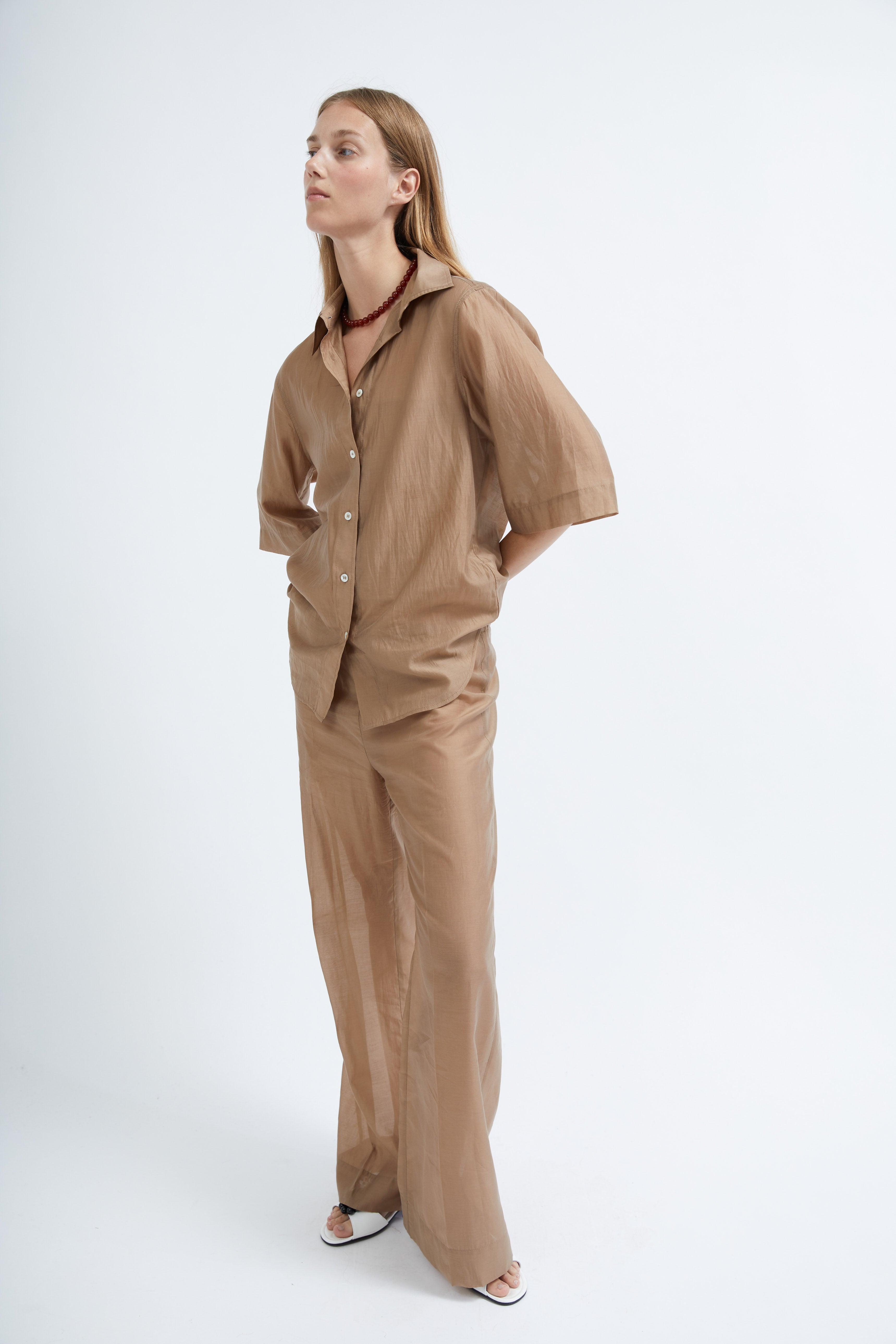 Emma shirt in Camel