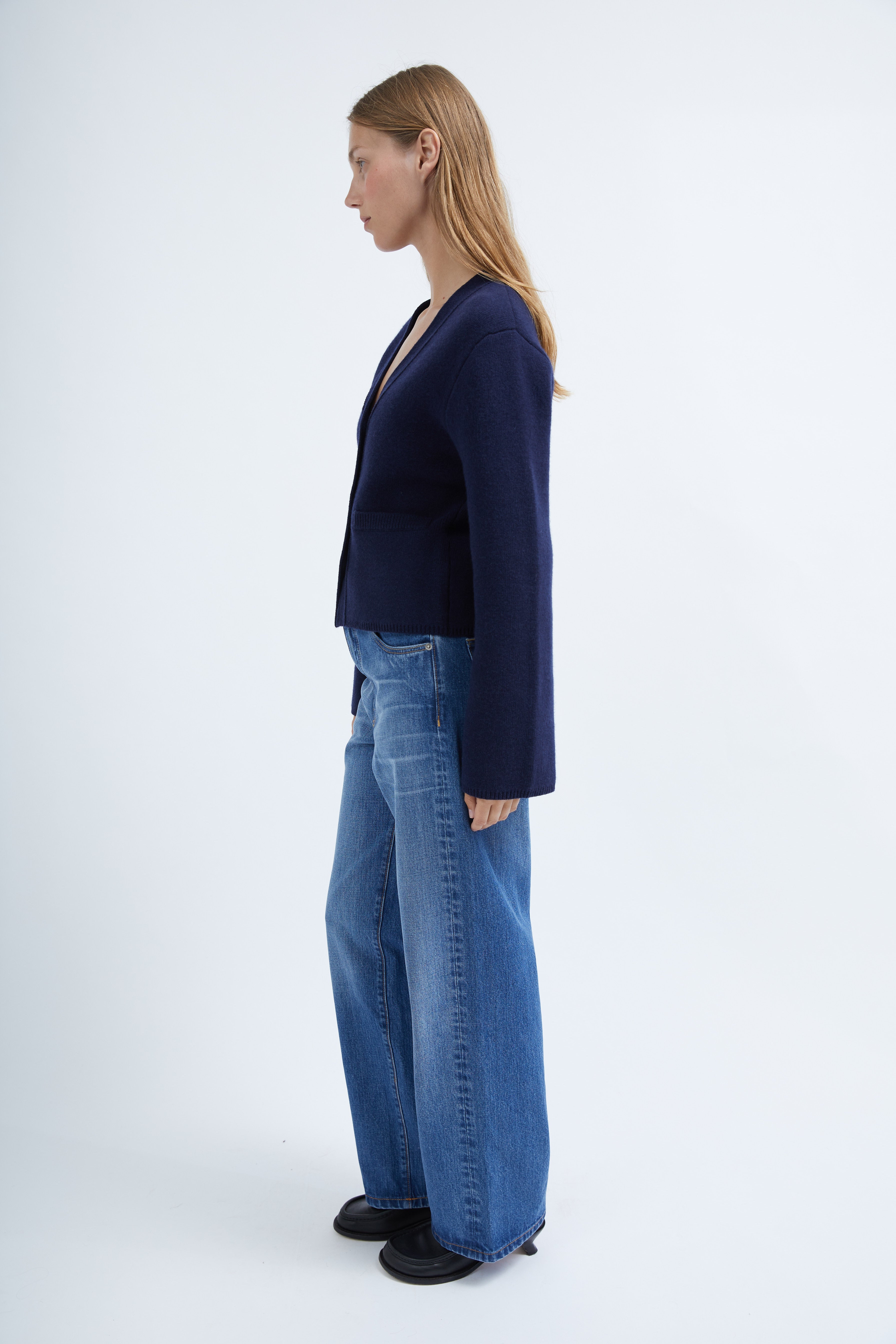 Greta cardigan in Navy