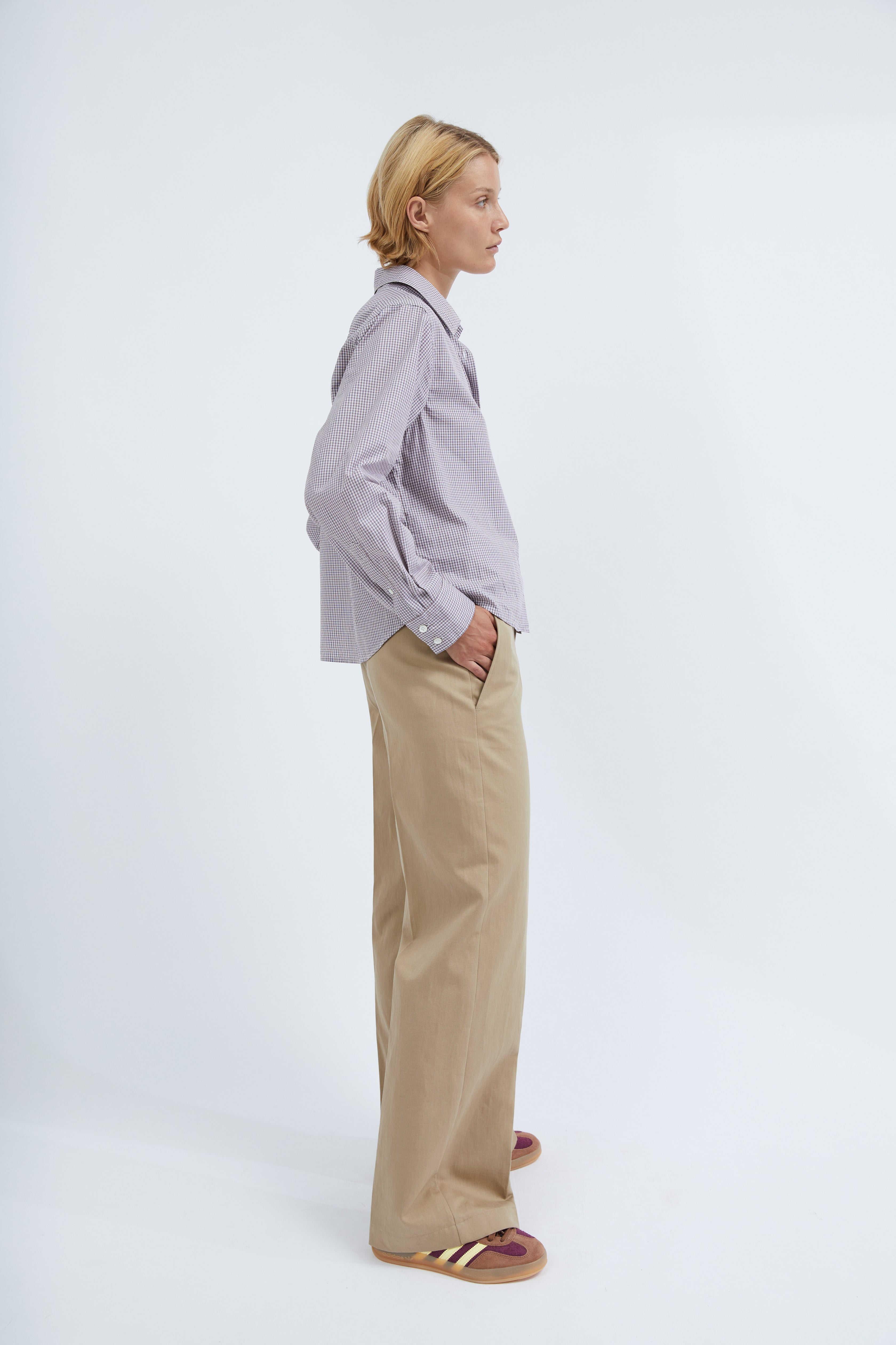 Sia pants in Camel twill