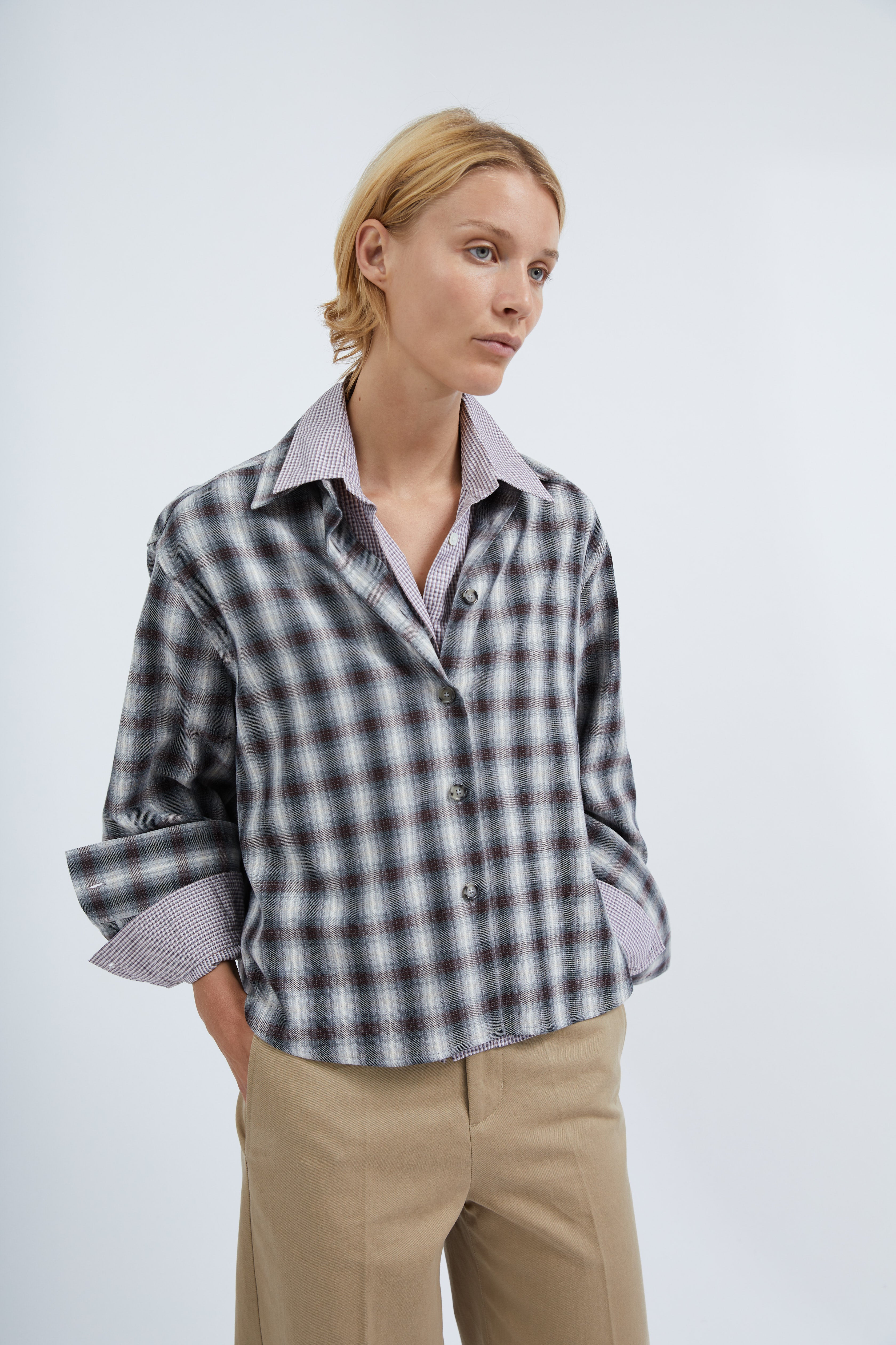Selda shirt in Big check
