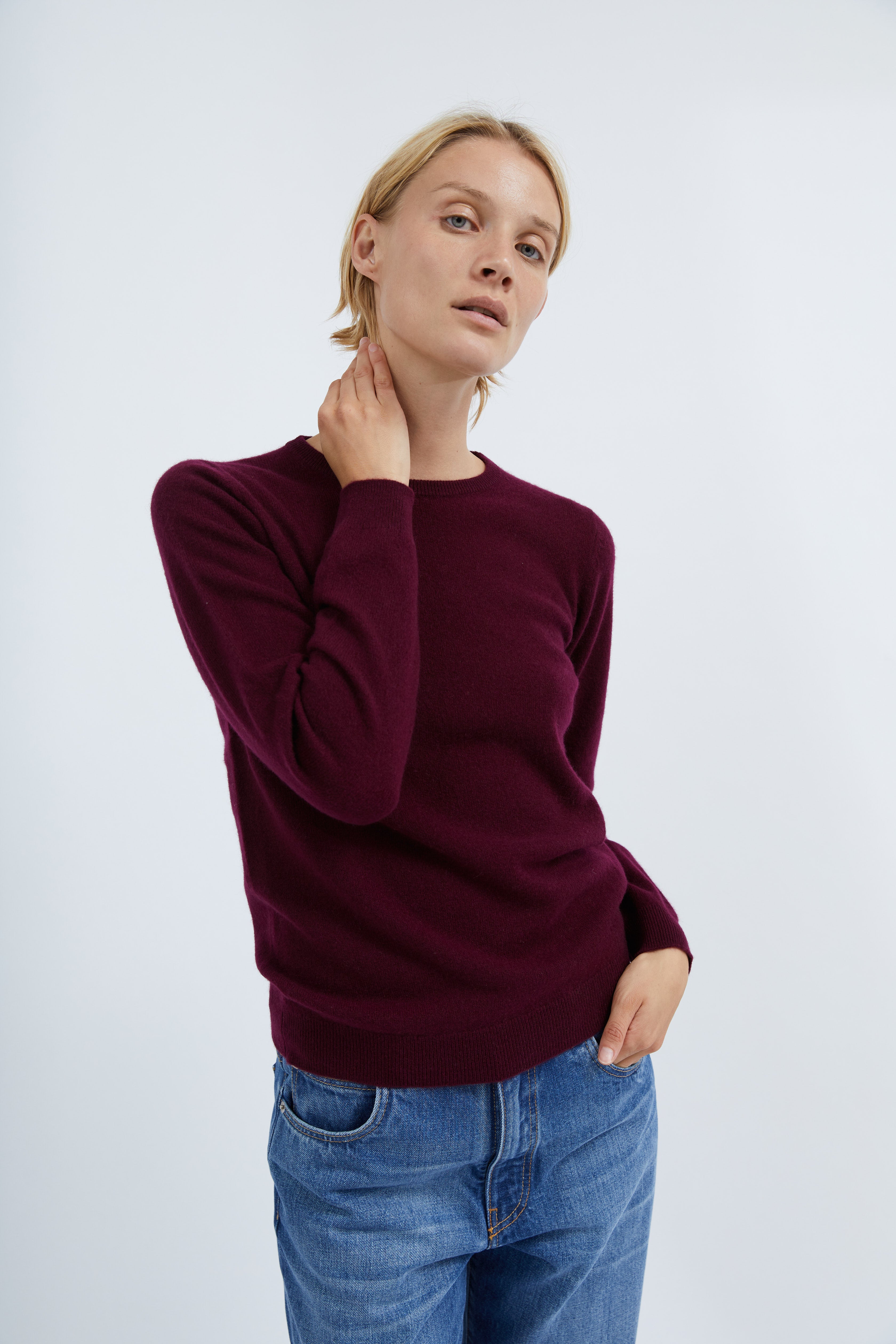 Gigi knit in Wine