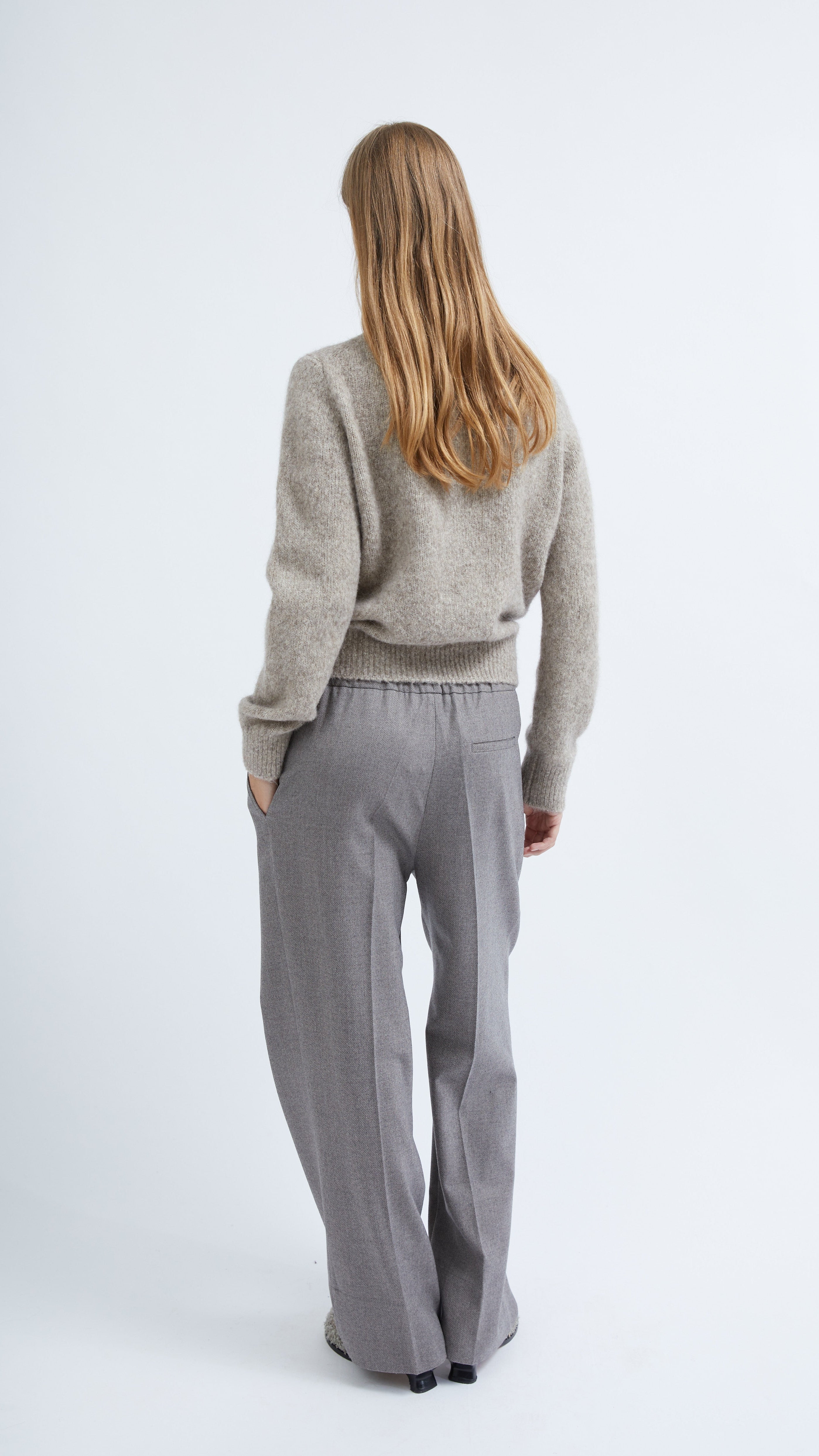 Ola pants in Nature light wool