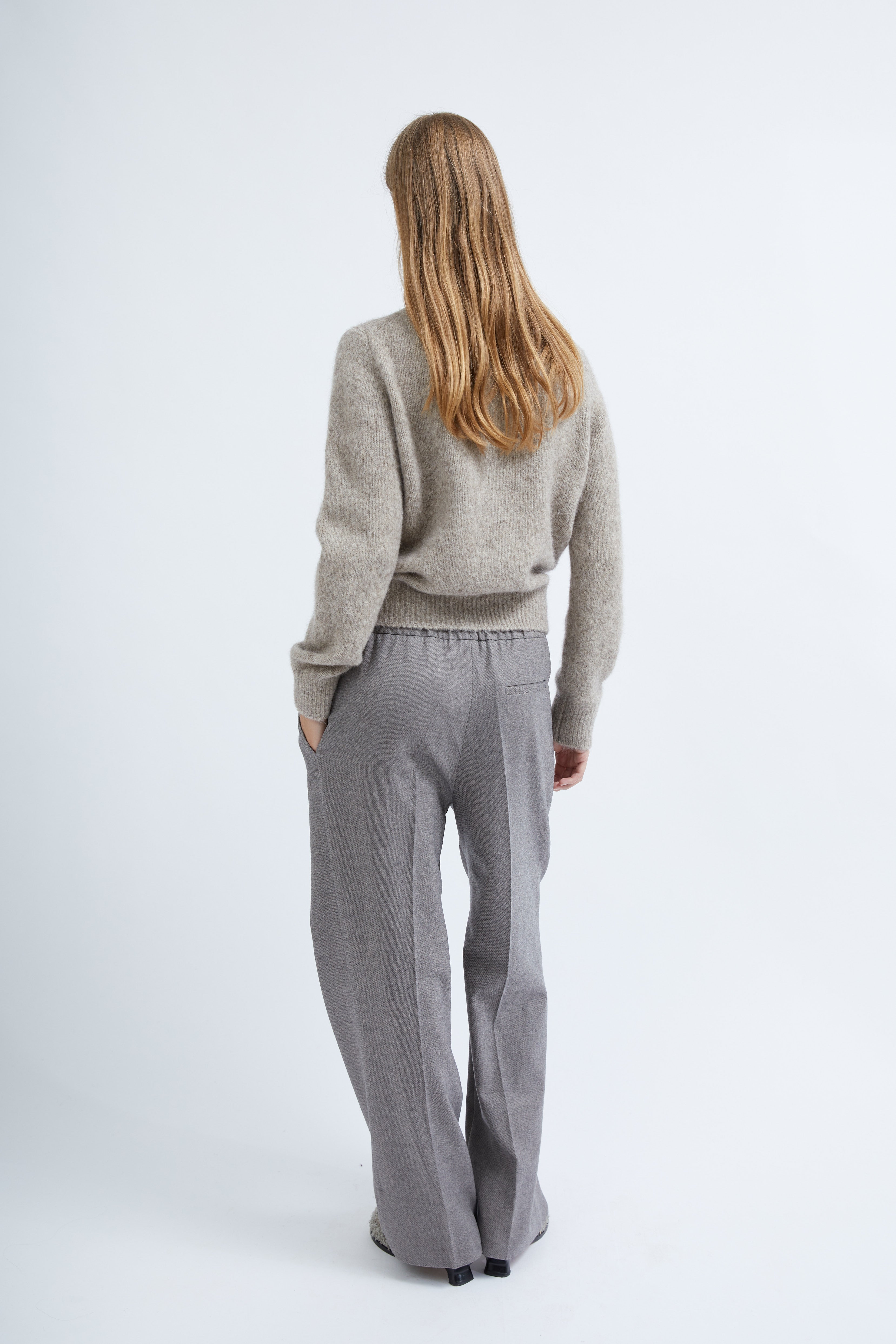 Ola pants in Nature light wool