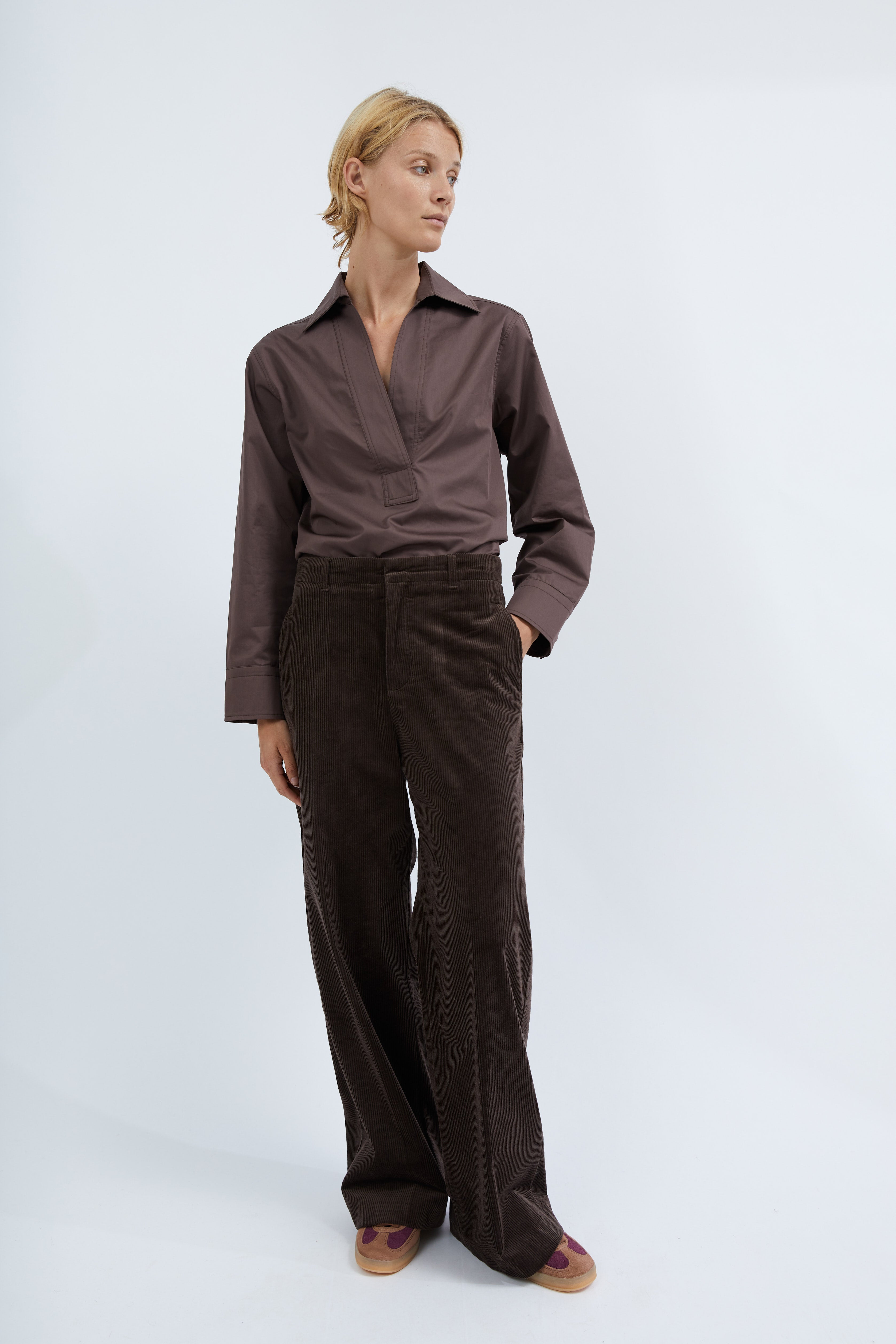 Nana shirt in Brown