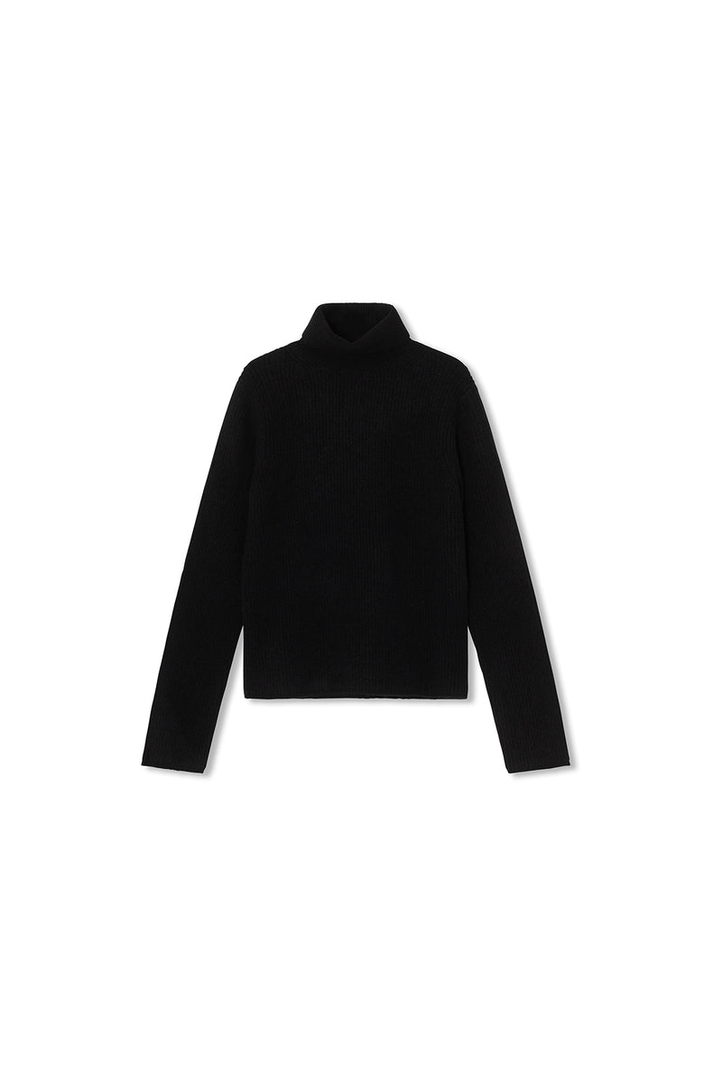 Edna Knit Shirt - Alpaca Blend - Black