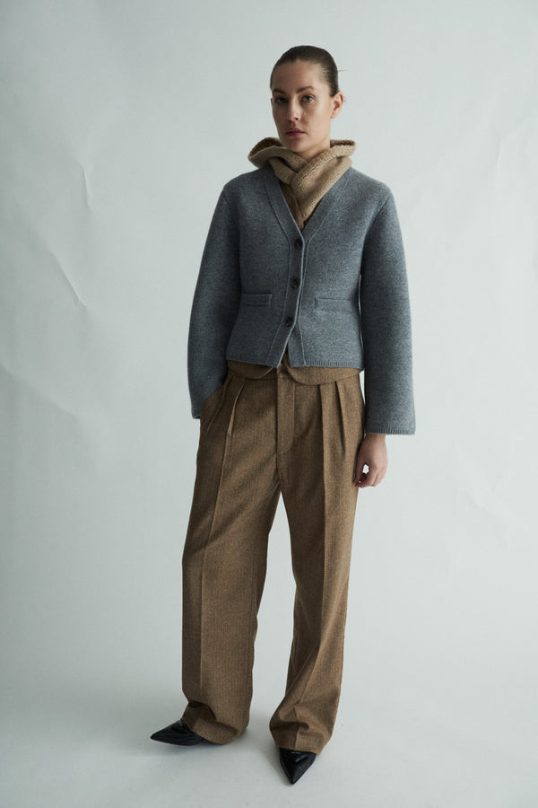 Lia Pants - Cool Wool  - Camel