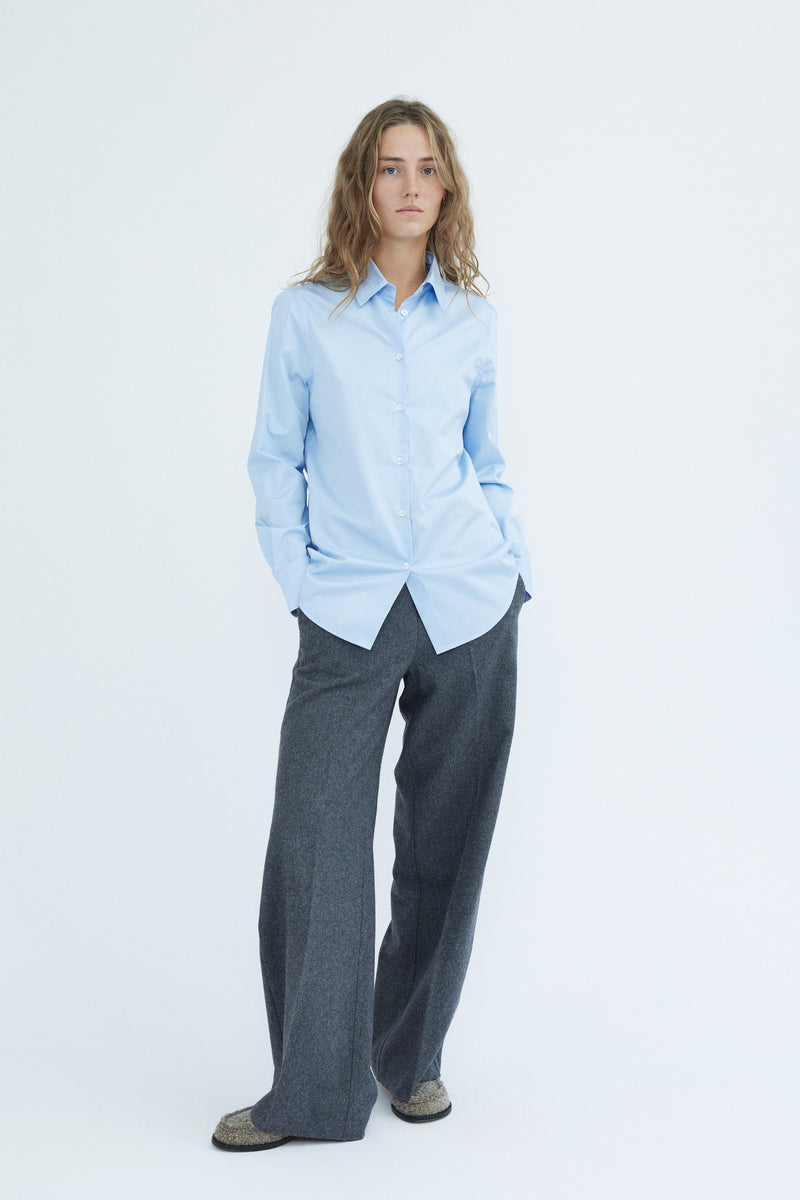 Suzie Shirt - Cotton - Sky