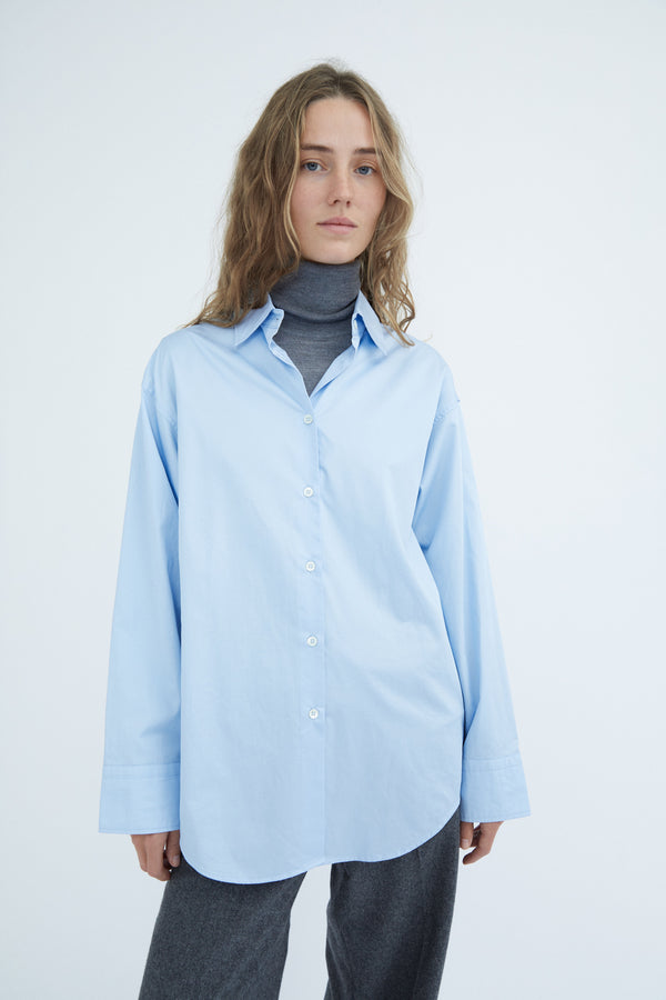 Naomi Shirt - Cotton - Sky