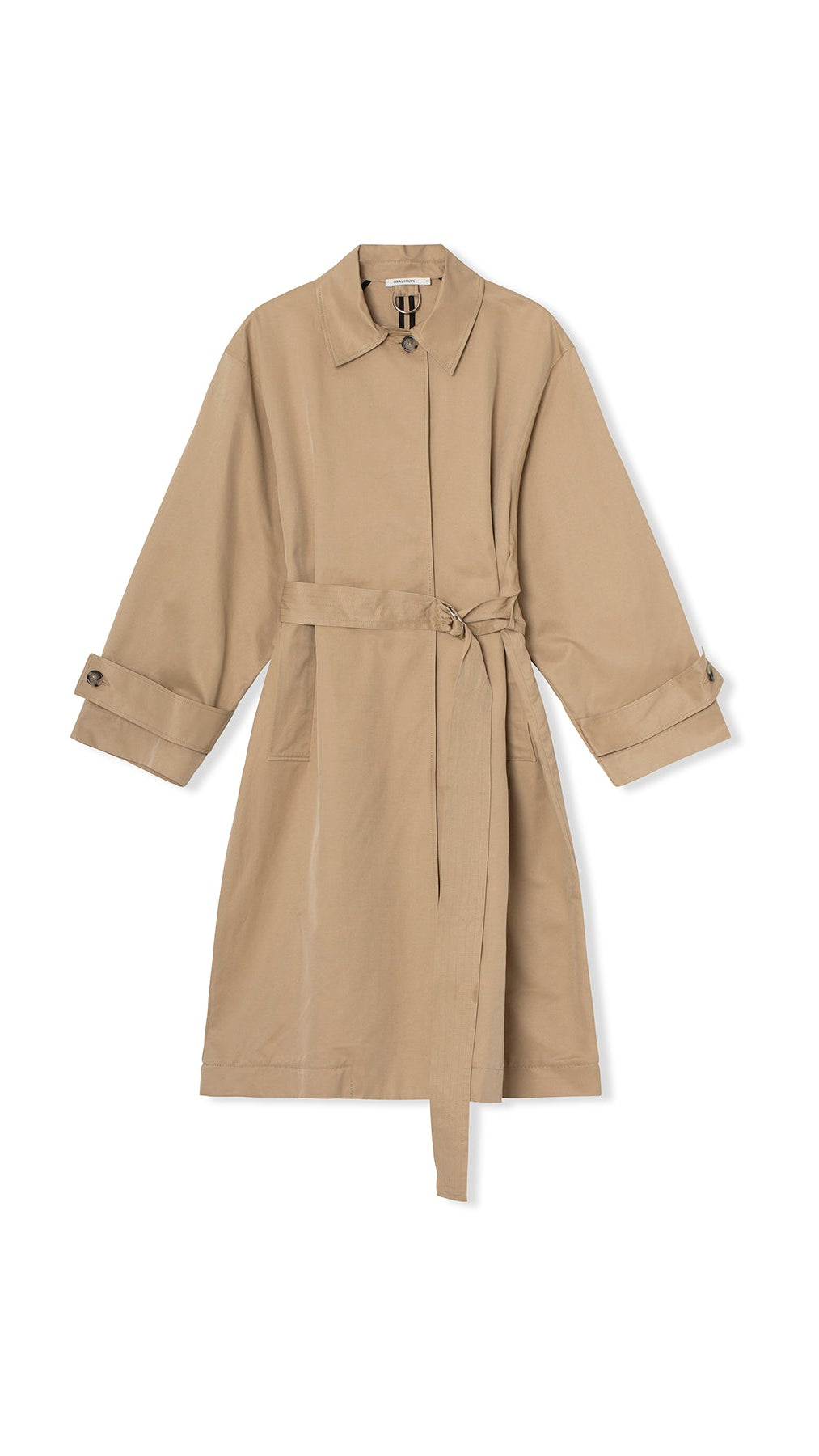 Bea Coat in Coated Cotton Twill