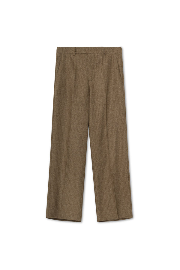 Selma Pants - Cool Wool  - Camel