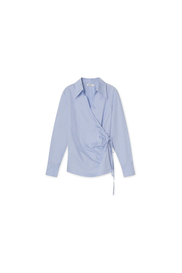 Louise Shirt - Cotton - Sky