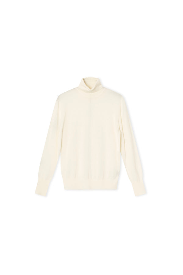 Lilja Turtleneck - Soft Merino - Winter White