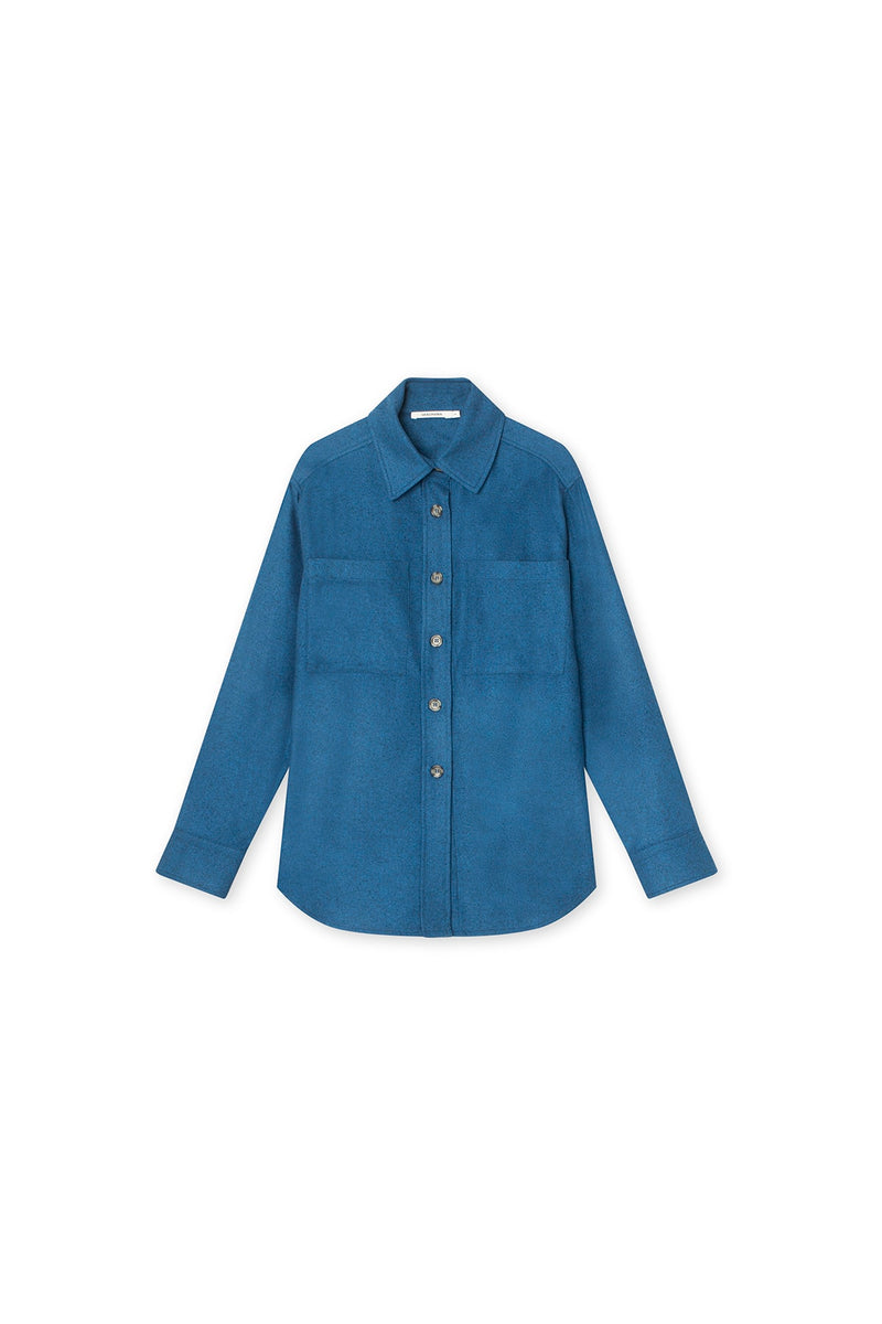 Mio Shirt - Viscose Wool - Blue