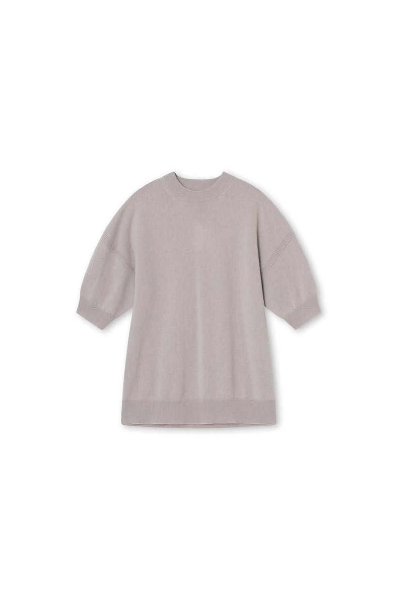 Phoebe Shirt - 100% Cashmere - Light Grey