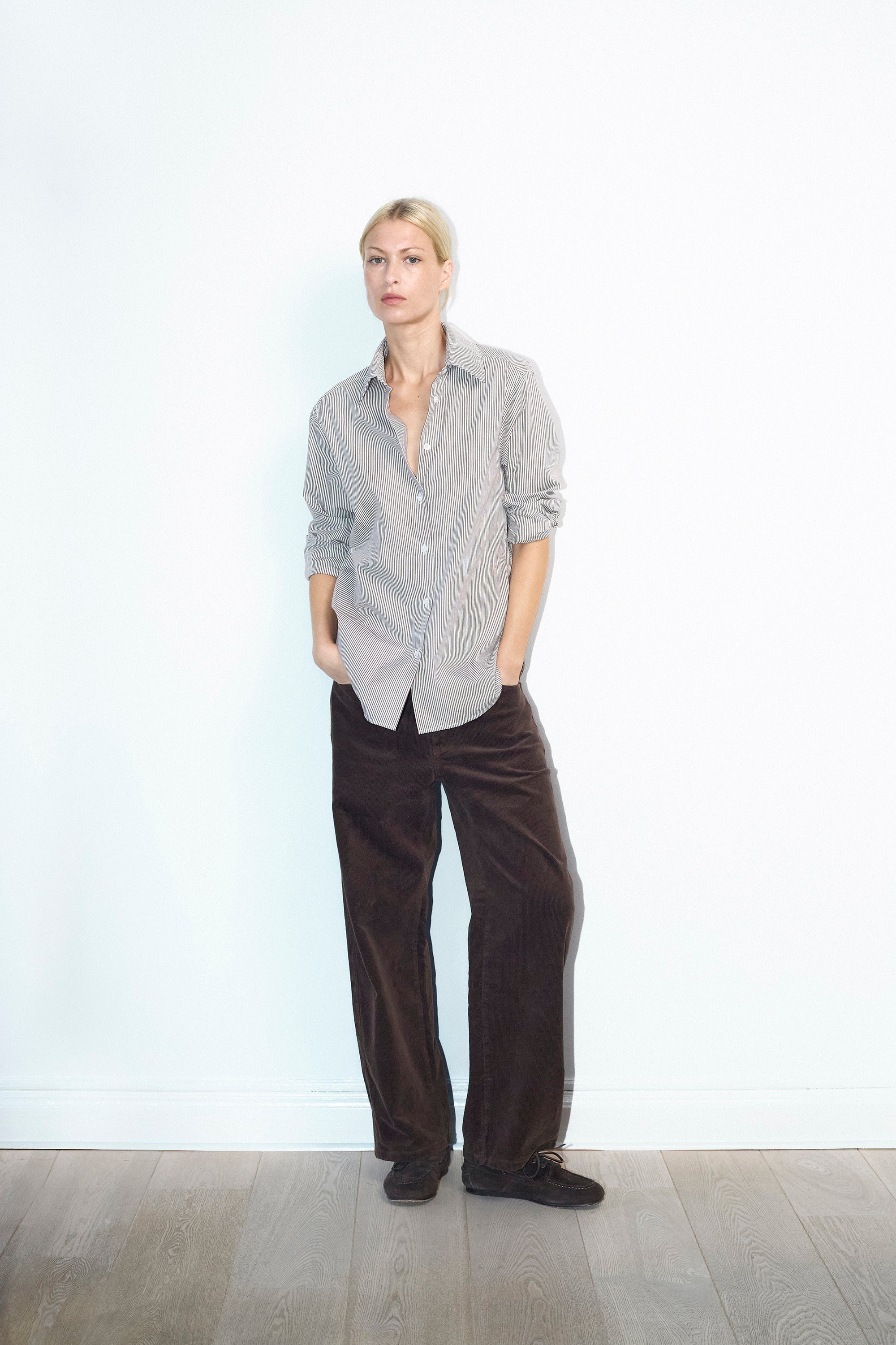 Palma jeans in Brown corduroy