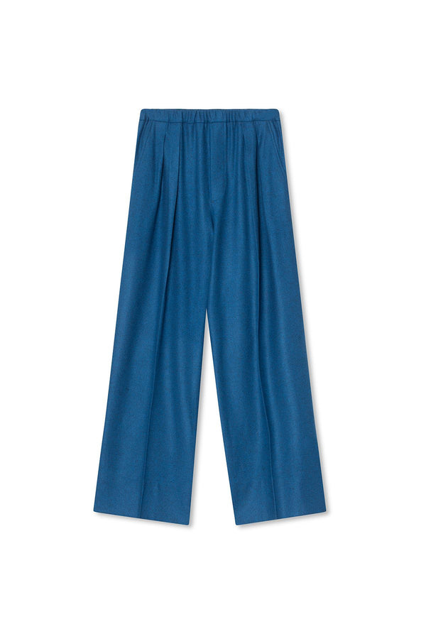 Ola Pants - Viscose Wool - Blue