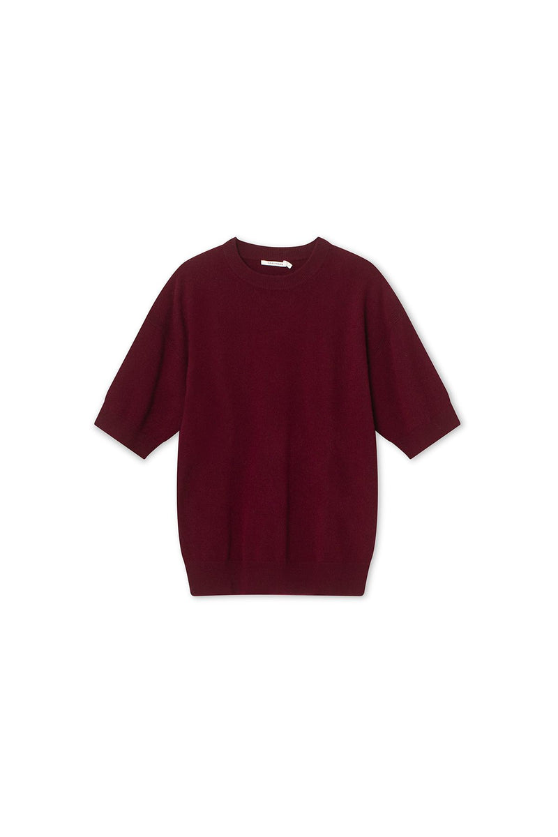 Phoebe Shirt - 100% Cashmere - Burgundy