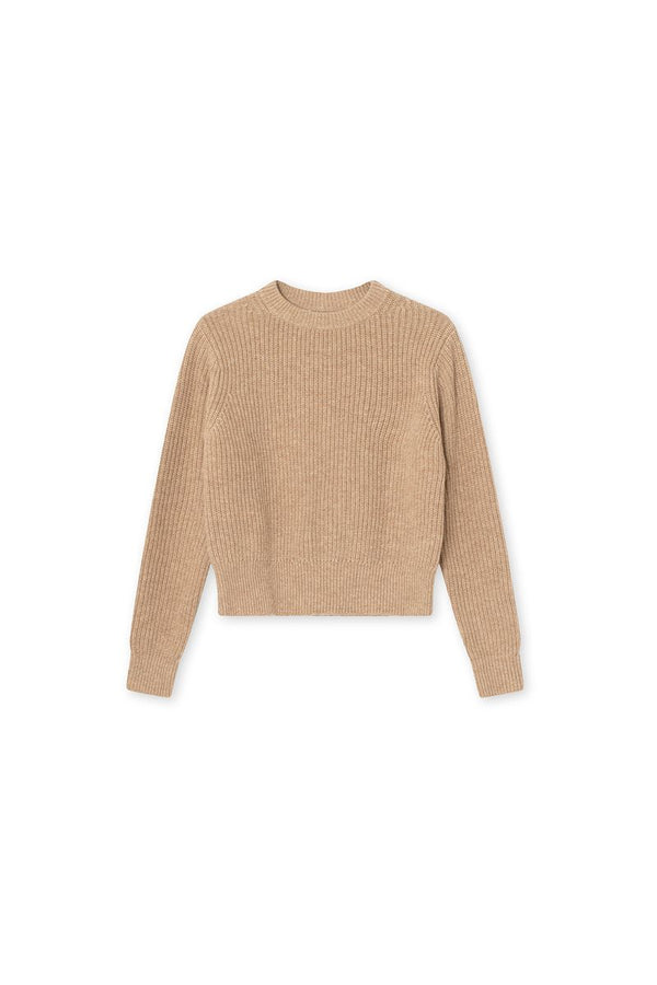 Antonia Knit - 100% Wool - Camel