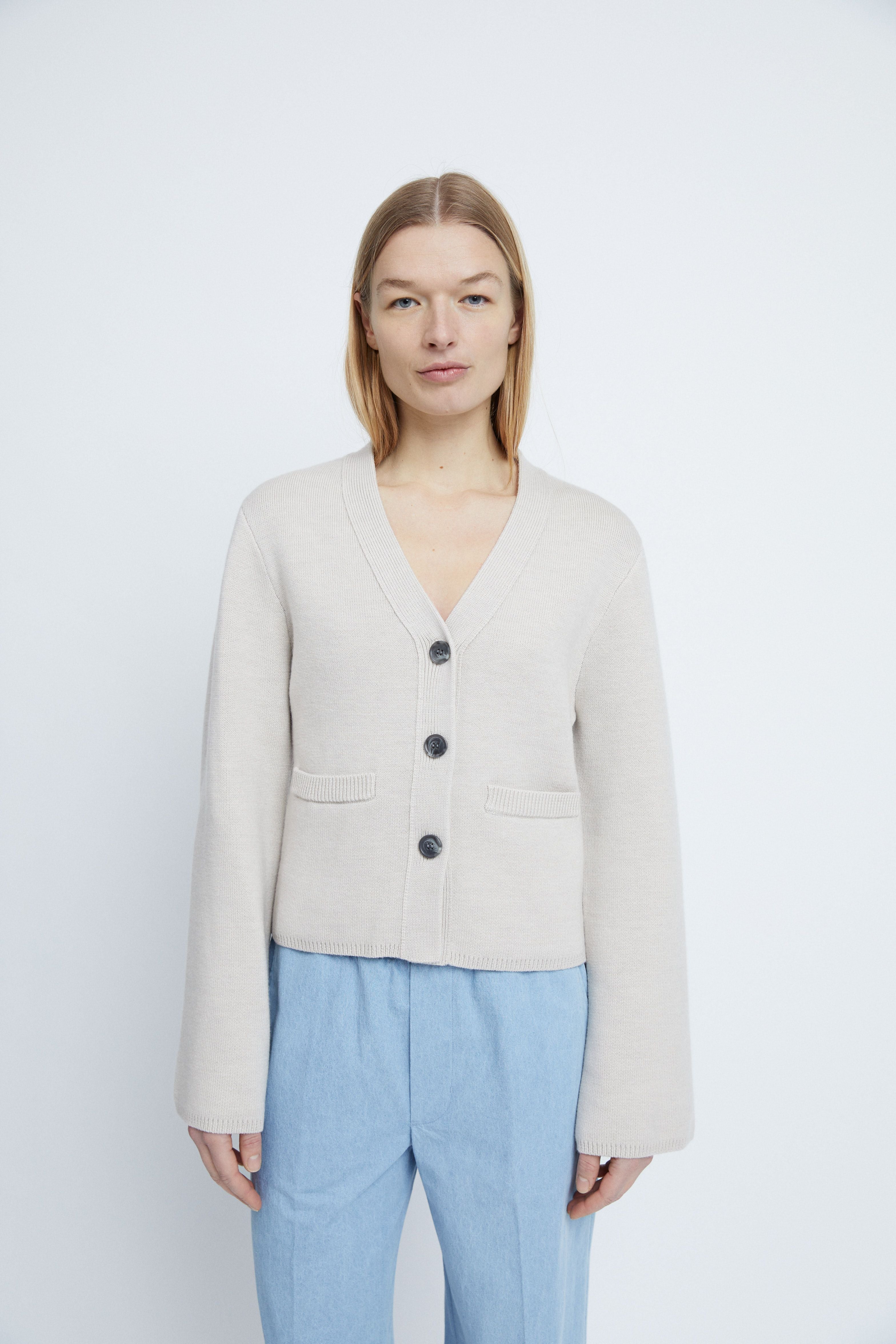 Greta Cardigan in Soft merino wool