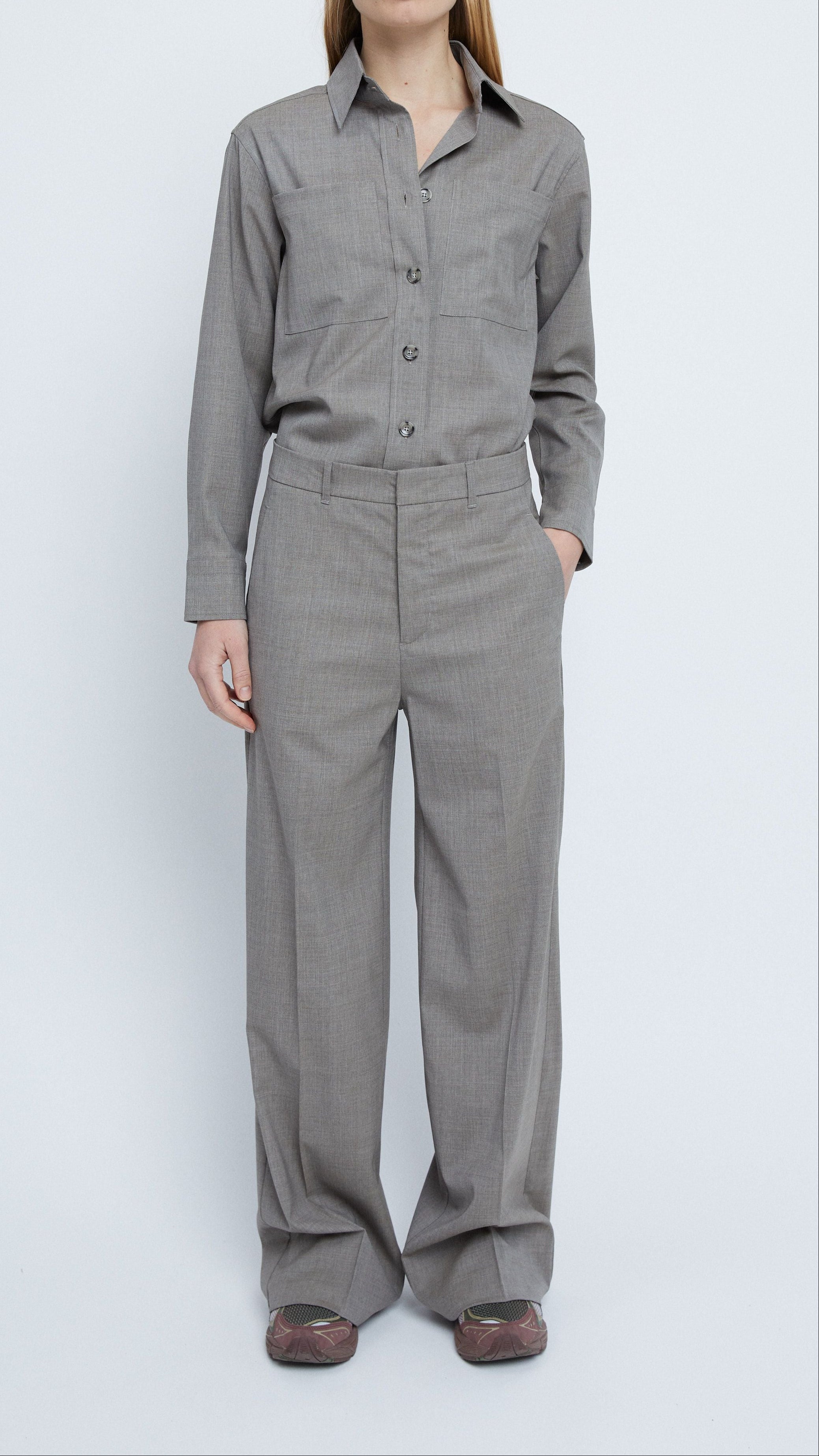 Mio shirt in Taupe