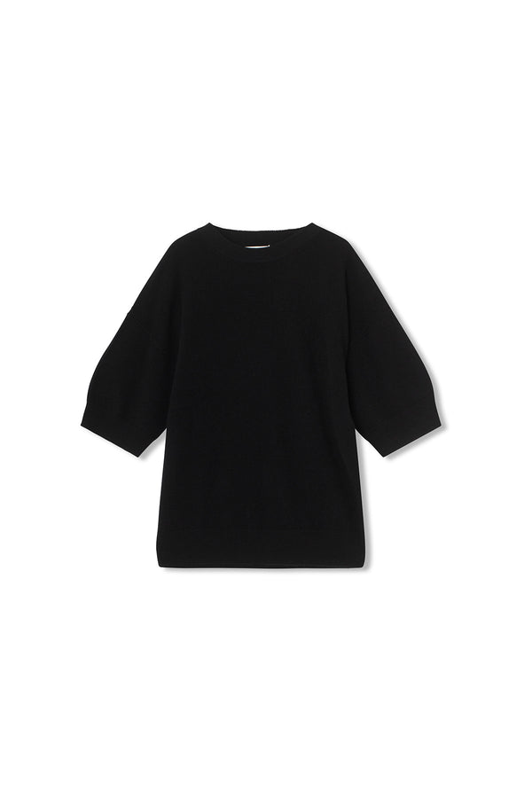 Phoebe Shirt - 100% Cashmere - Black