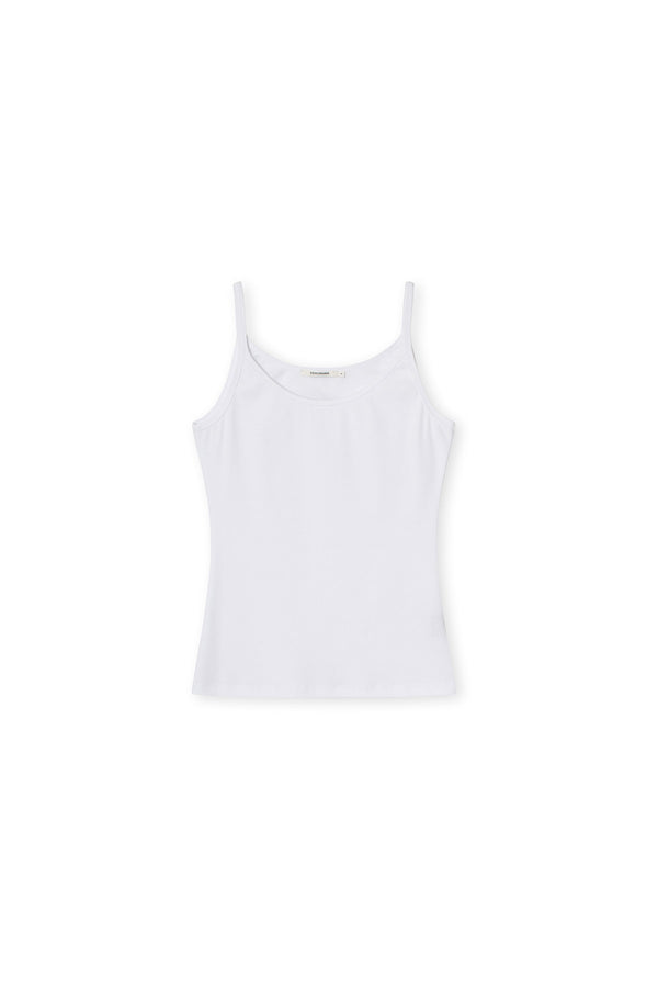 Vega T-shirt - Organic Cotton Rib - White
